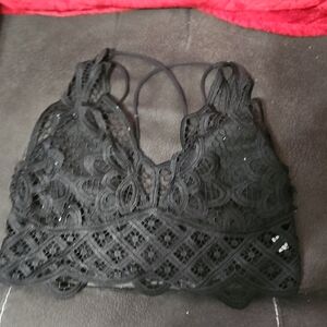 Elegant Black Lace Bralette